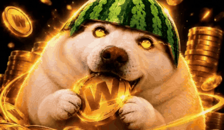 Arte animada oficial das contas com Wooz